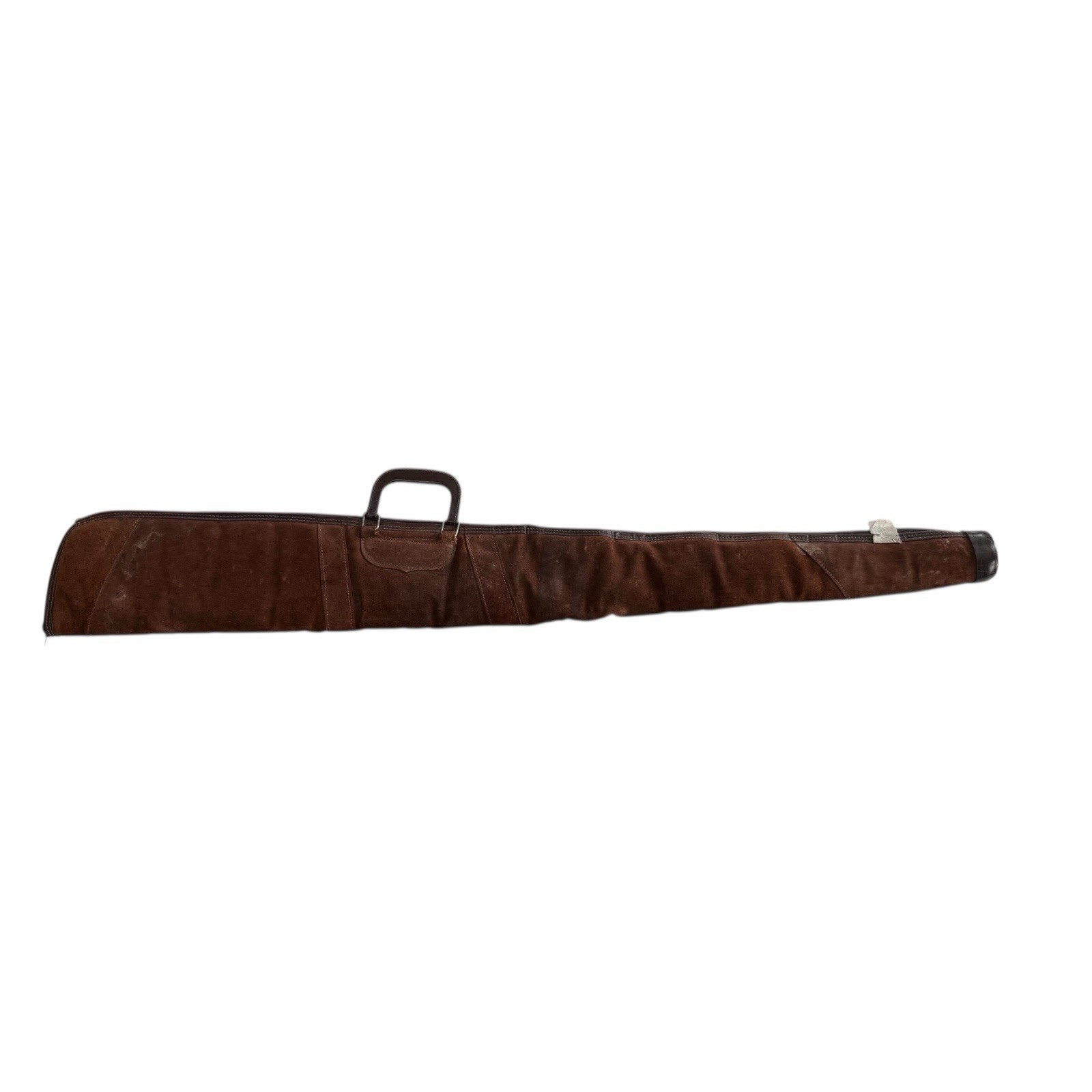 VTG J M Bucheimer Co Suede Leather Gun Case Rifle Shotgun 52 Inch Made USA READ