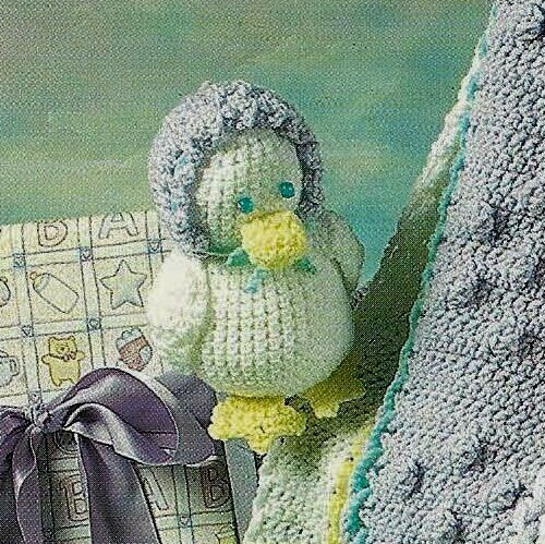 BABY CHICK TOY STUFF ANIMAL DIGEST SIZE CROCHET PATTERN INSTRUCTIONS