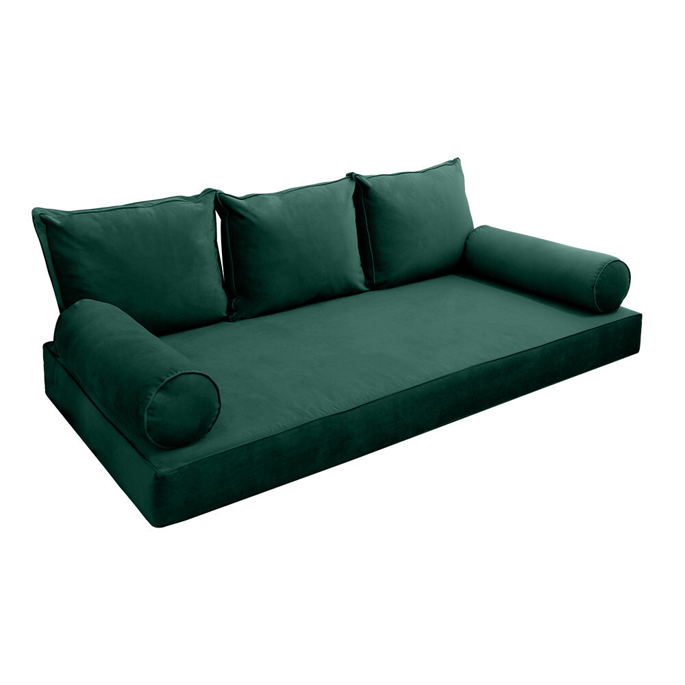 COVER ONLY Model V3 Full Velvet Same Pipe Indoor Daybed Mattress Cushion AD317