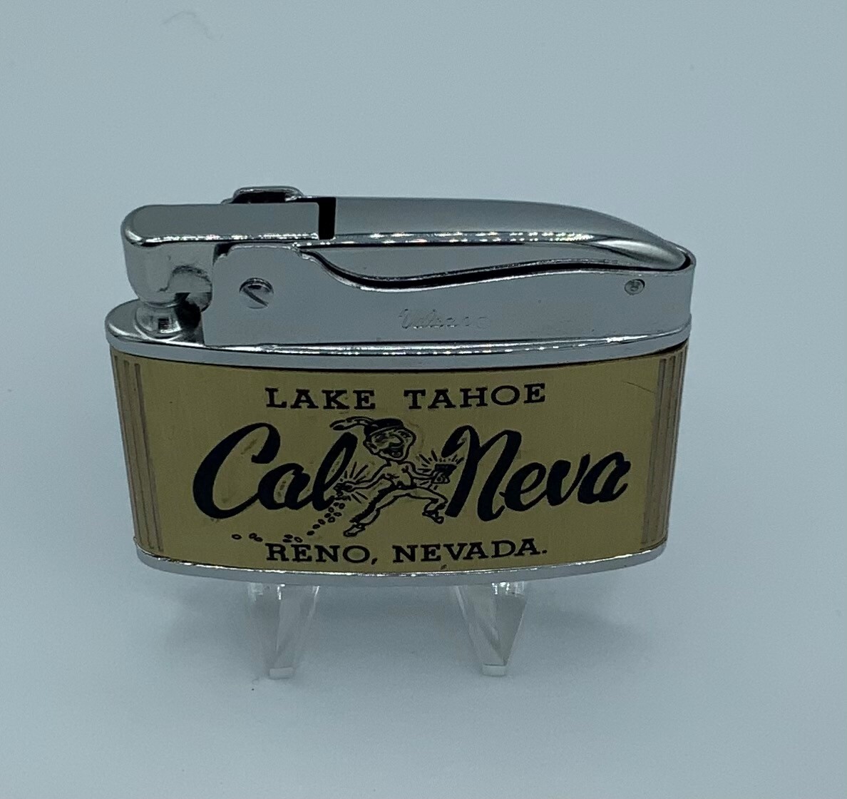 Mint New in box Cal-Neva Casnio Vulcan Lighter ID-9423 From the 40's