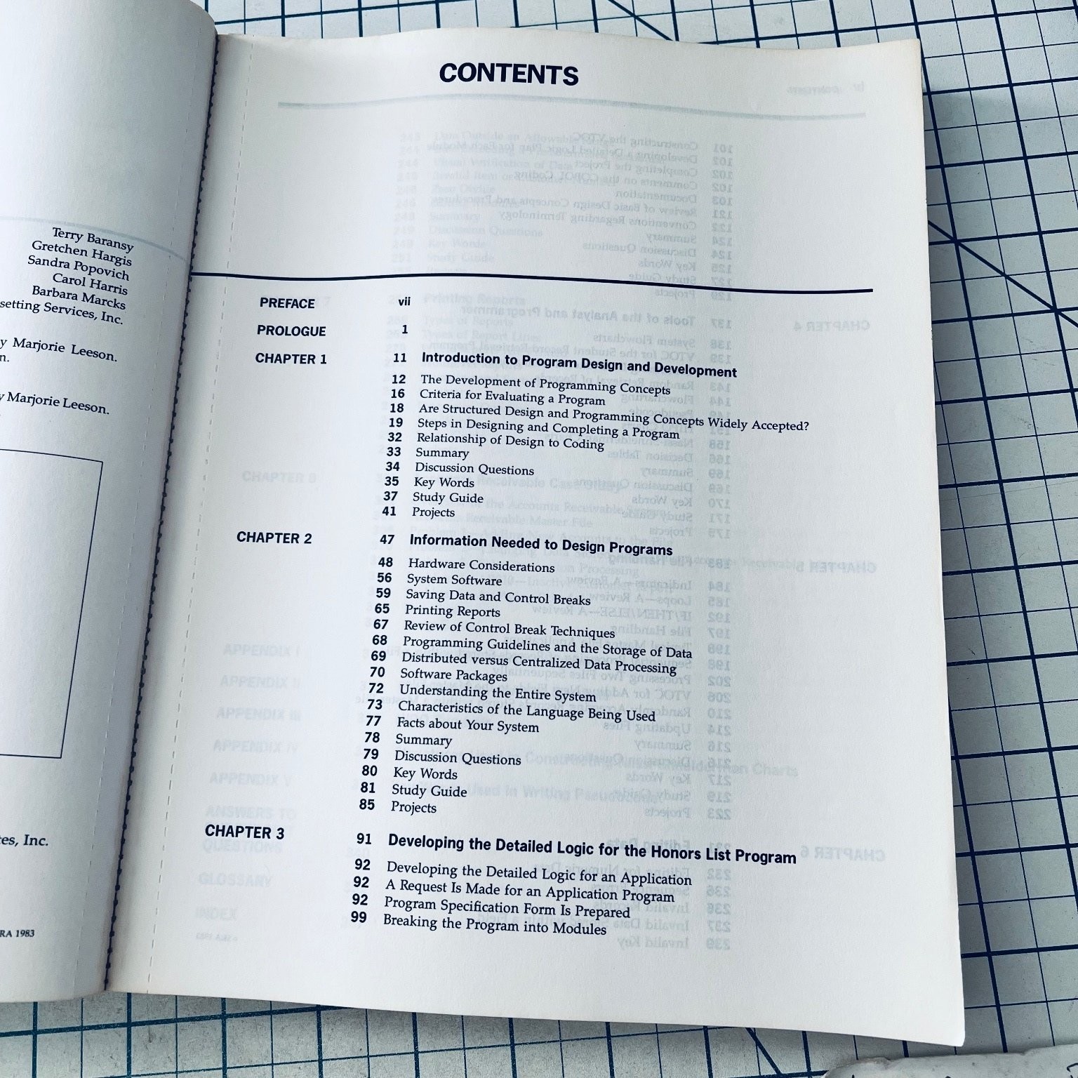 Programming Logic Marjorie Leeson IBM 1983 Vintage Computer Computing Design
