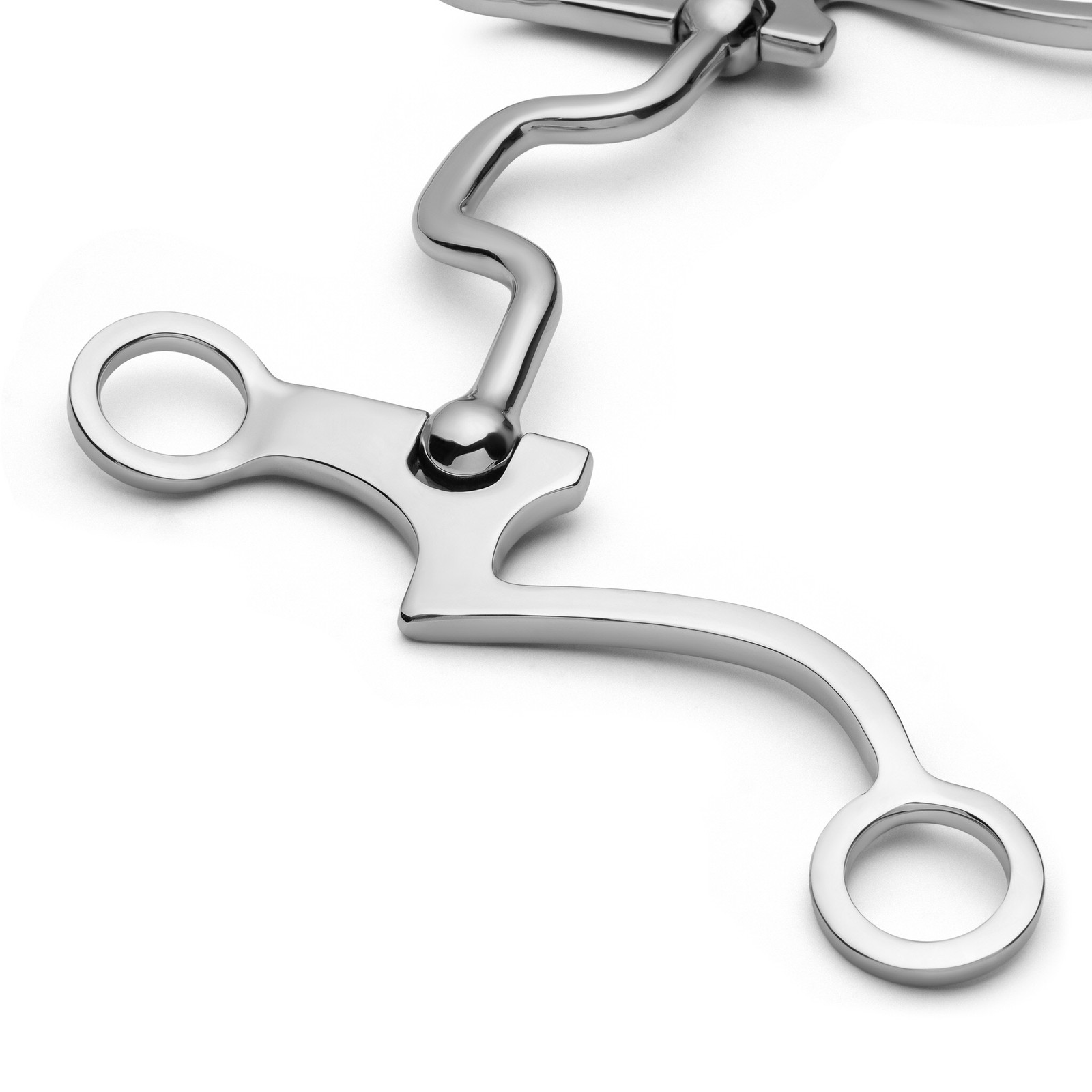 Showman Seven Shank Bit w/ Flat Square Port