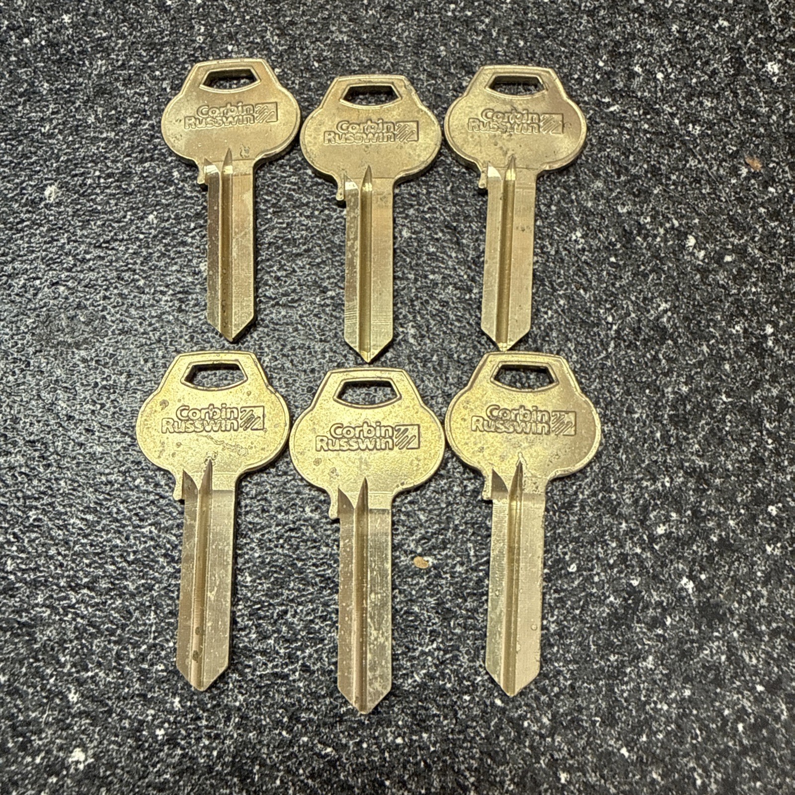 L4-6PIN-10 Key Blank Uncut OEM Corbin Russwin Lot Of 6