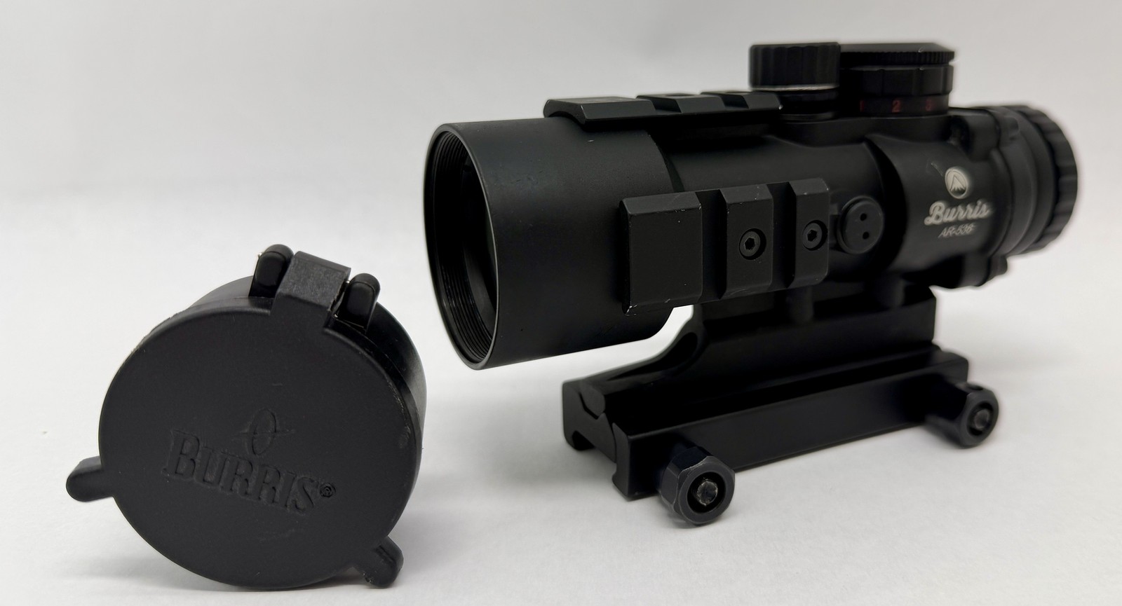 Burris AR-536 5x Prism Sight Tactical Rifle Scope 5x Red/Green Dot Optic