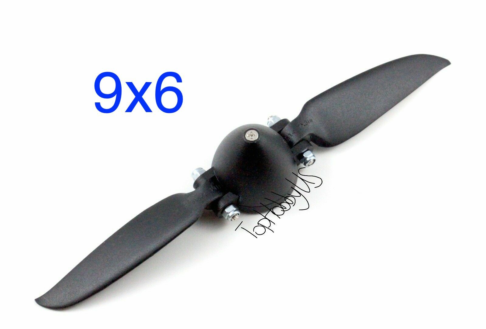 1 Set 9x6 Plastic Folding Propeller Assembly Aluminum Hub (4mm)  US SELL SHIP