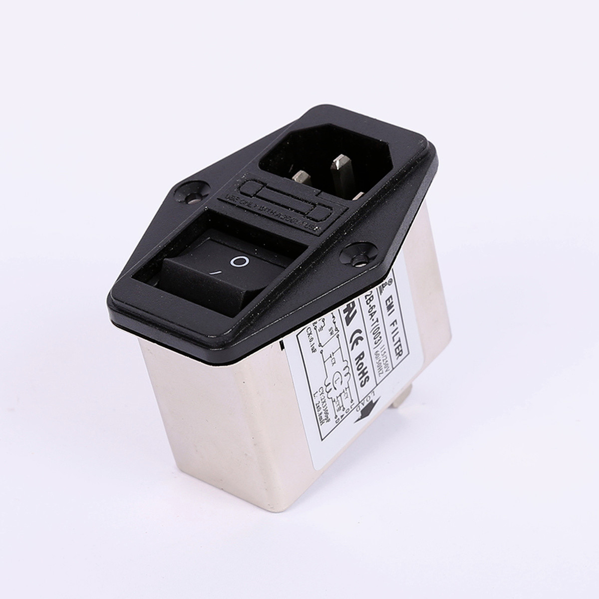 1PC KEILS EMI Power Filter CW2B-10A-T (003) 3A 6A 10A Switch Fuse 115V/250V