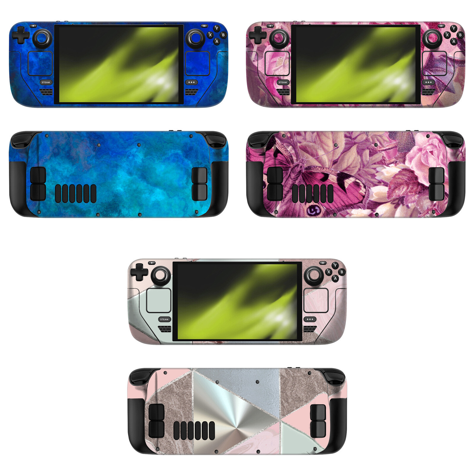 OFFICIAL LEBENSART ART MIX VINYL STICKER SKIN DECAL COVER FOR STEAM DECK OLED
