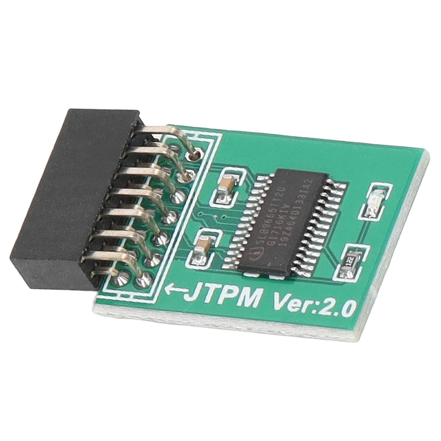 MSI TPM 2.0 Module for Win11 - Green Encryption Board, 14 Pin LPC Interface