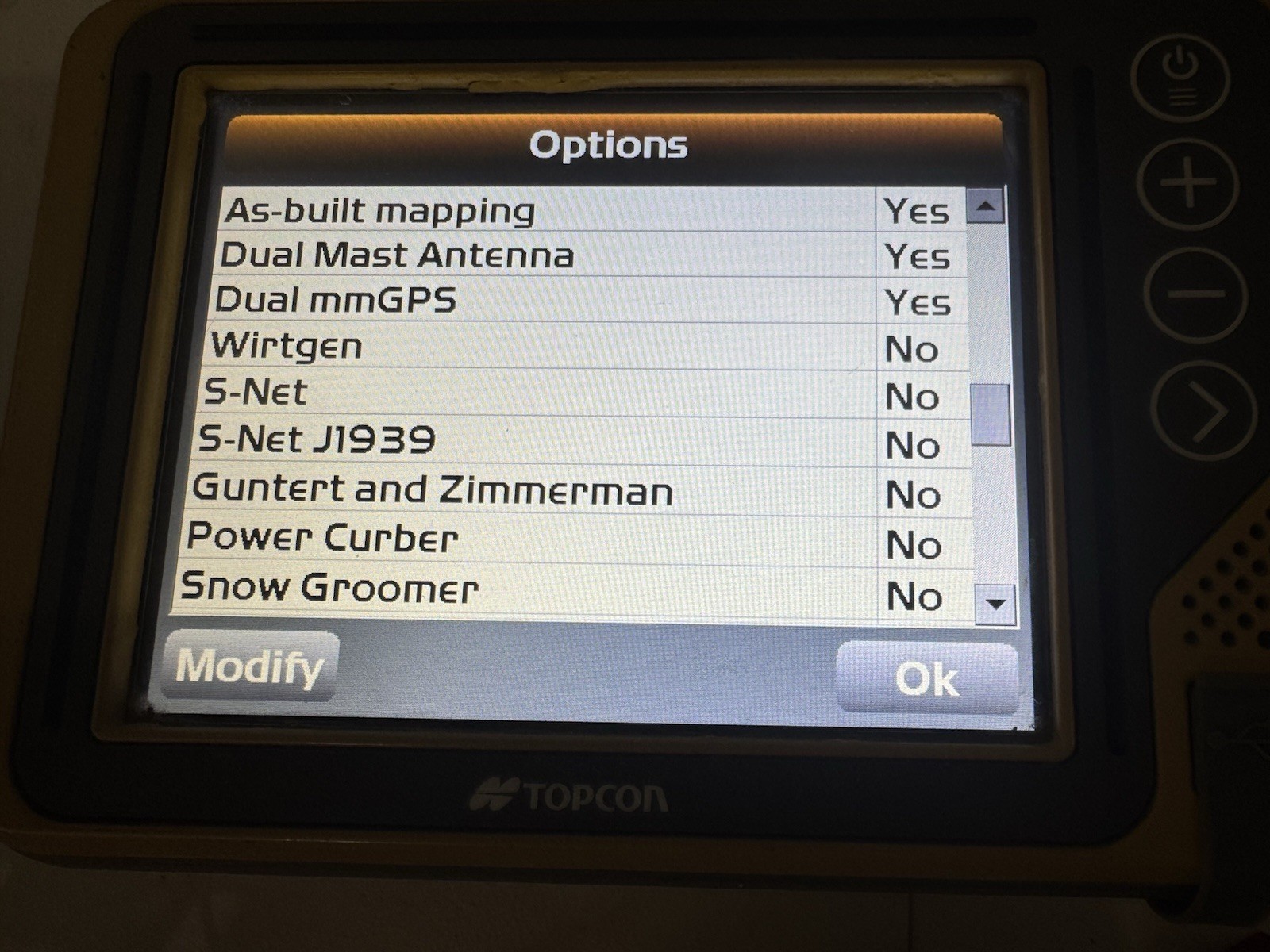 Topcon GX-55 Graphical Machine Control Display Box for Bulldozer or Excavator