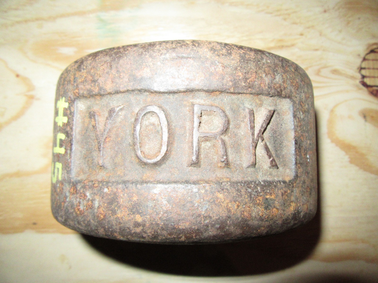 YORK Roundhead Half 45 Pound Blob Grip YORK Side 1st Generation