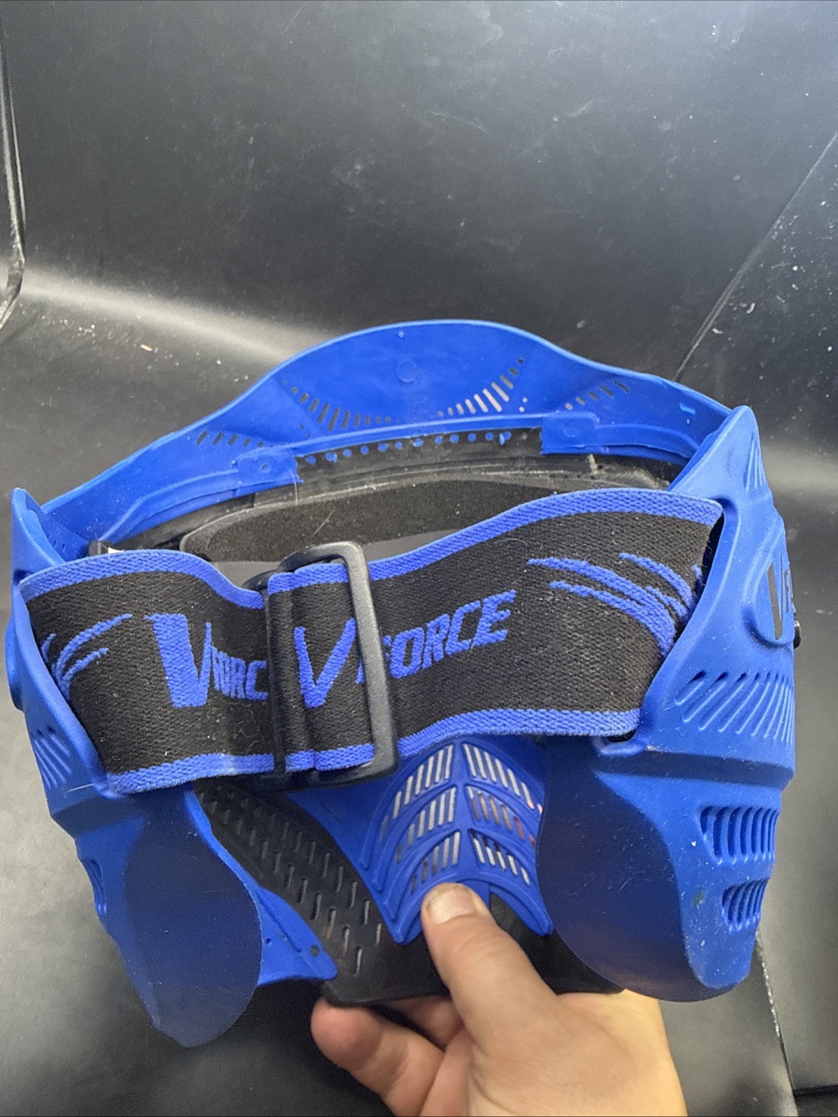 VForce Profiler Paintball Mask Black & Blue Used