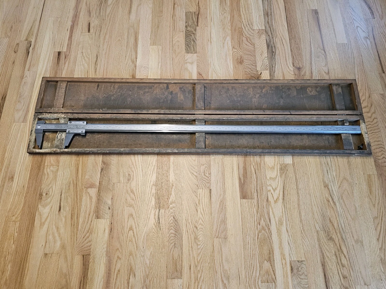 Starrett No 123 48” Master Venier Calipers Hardened And Stabalized Master Bar