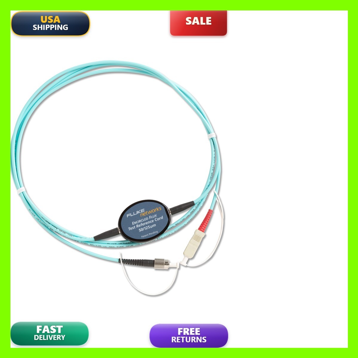 Fluke Networks MRC-50-EFC-SCFC Test Reference Cord 2m 50µm SC/FC Male Multimode