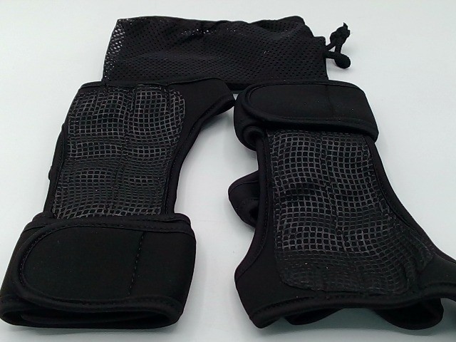 GYMGRIP Black Large Weight Lifting Workout Gloves With Wrist Wrap For Training