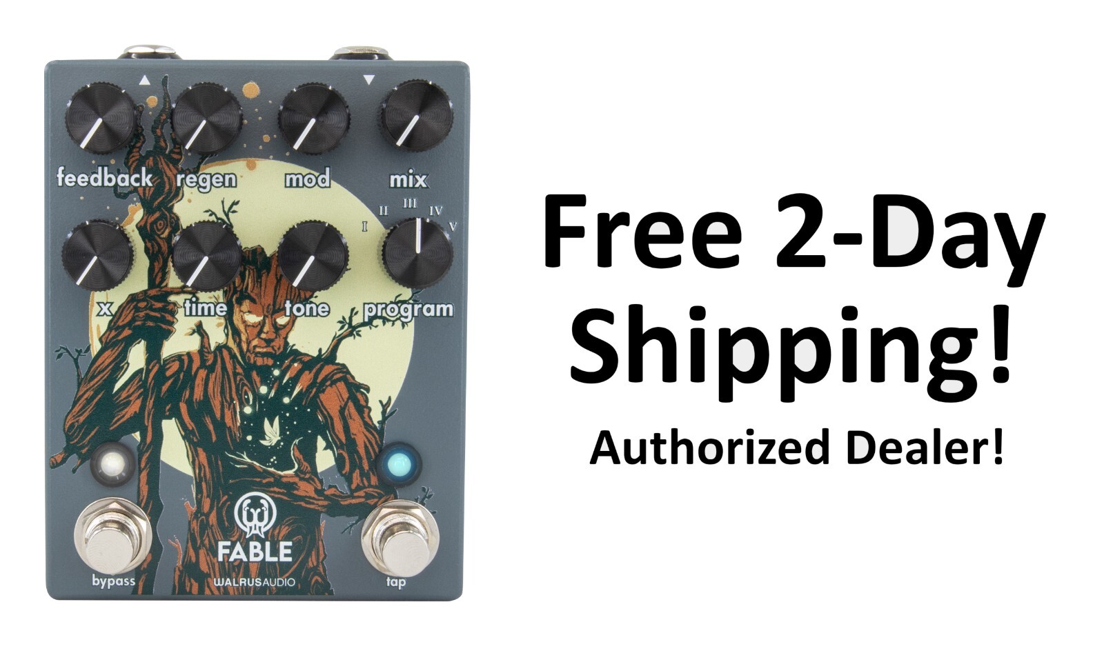 New Walrus Audio Fable Granular Soundscape Generator Guitar Effects Pedal