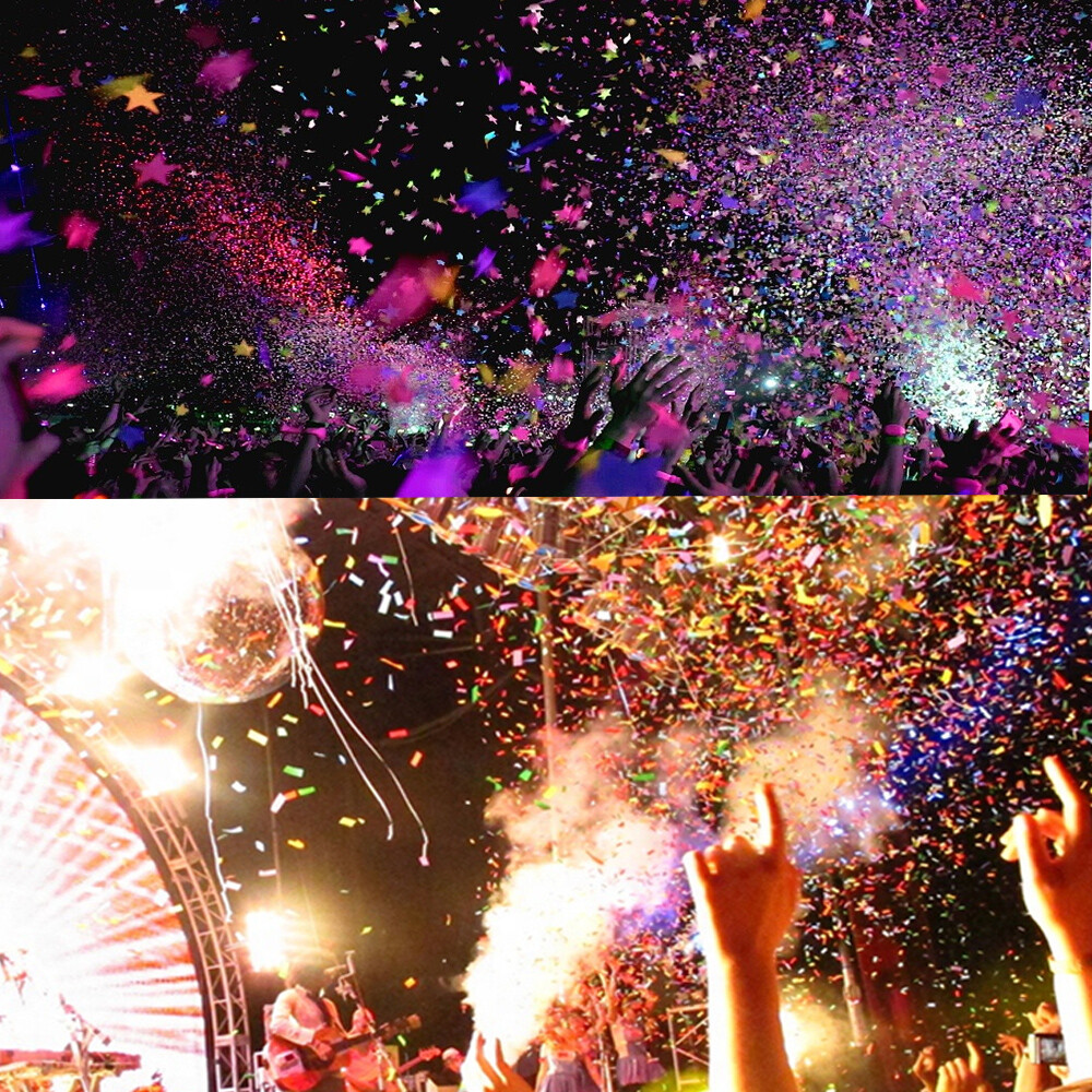 CO2 Confetti Machine with Flight Case Confetti Cannon Blaster Angle Adjusted
