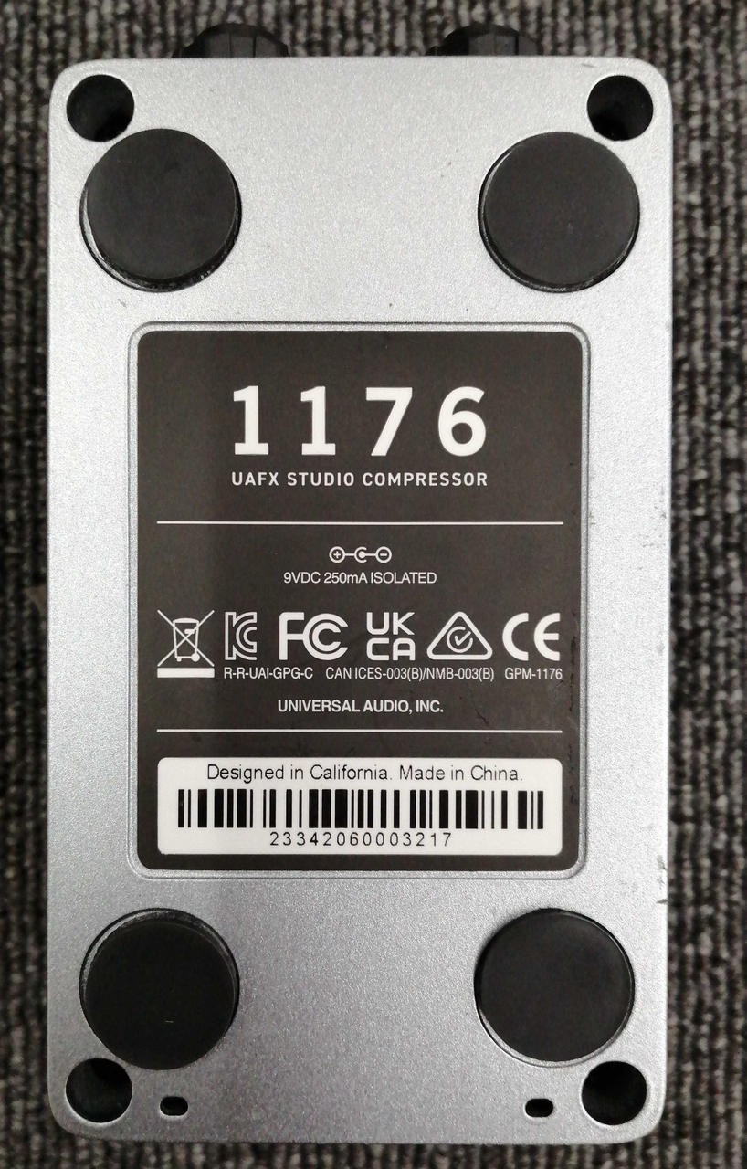 UAFX 1176 Effect Pedal Analog Compressor Used