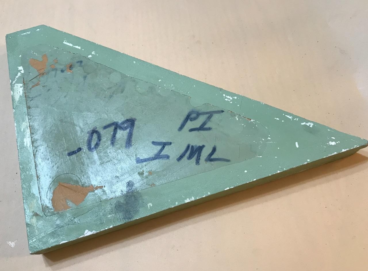 NASA Space Shuttle Fit Check Tile, Challenger 099 Only Unique Upper Elevons