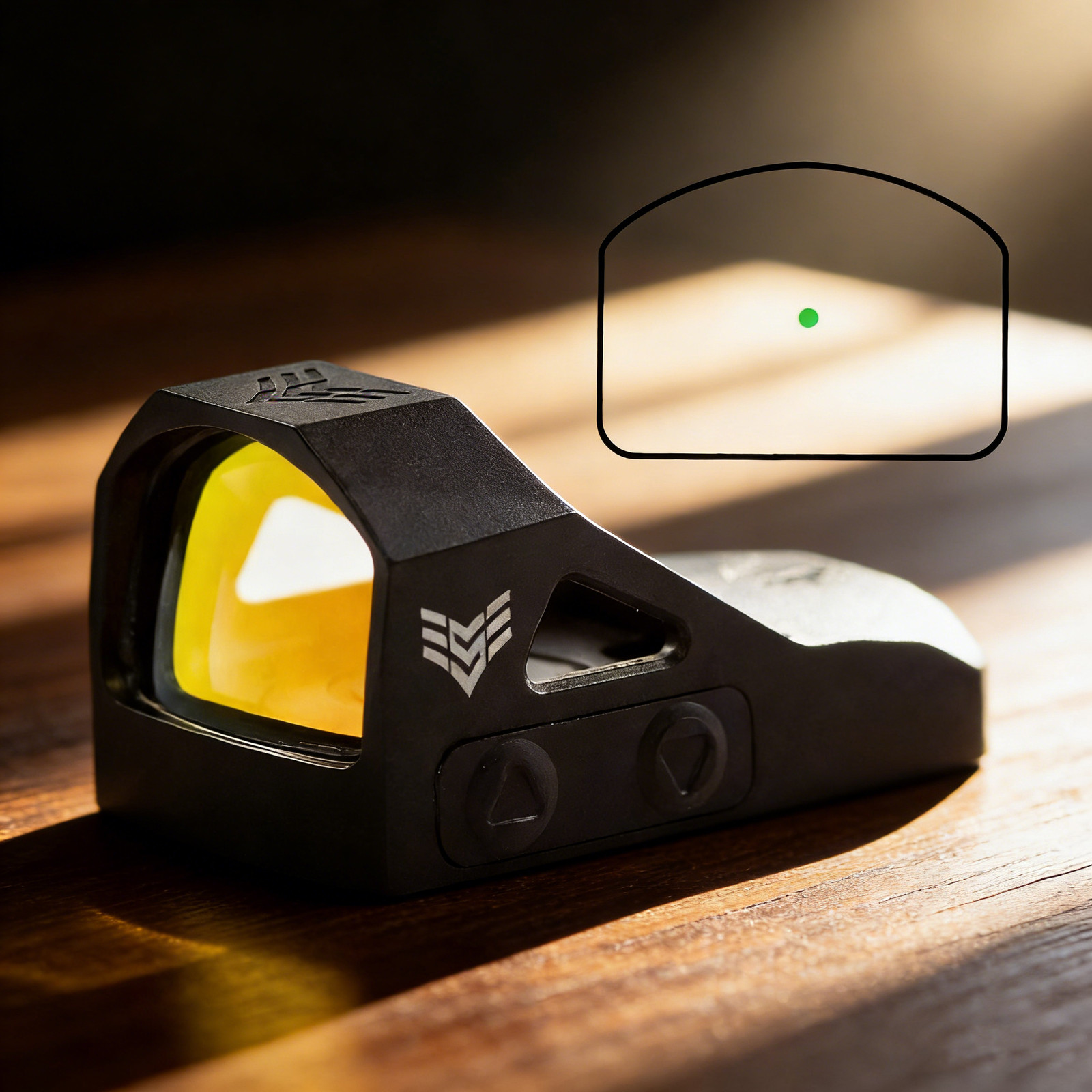 Swampfox Micro Reflex Liberty 1x22mm Green Dot Sight with 3 MOA Reticle