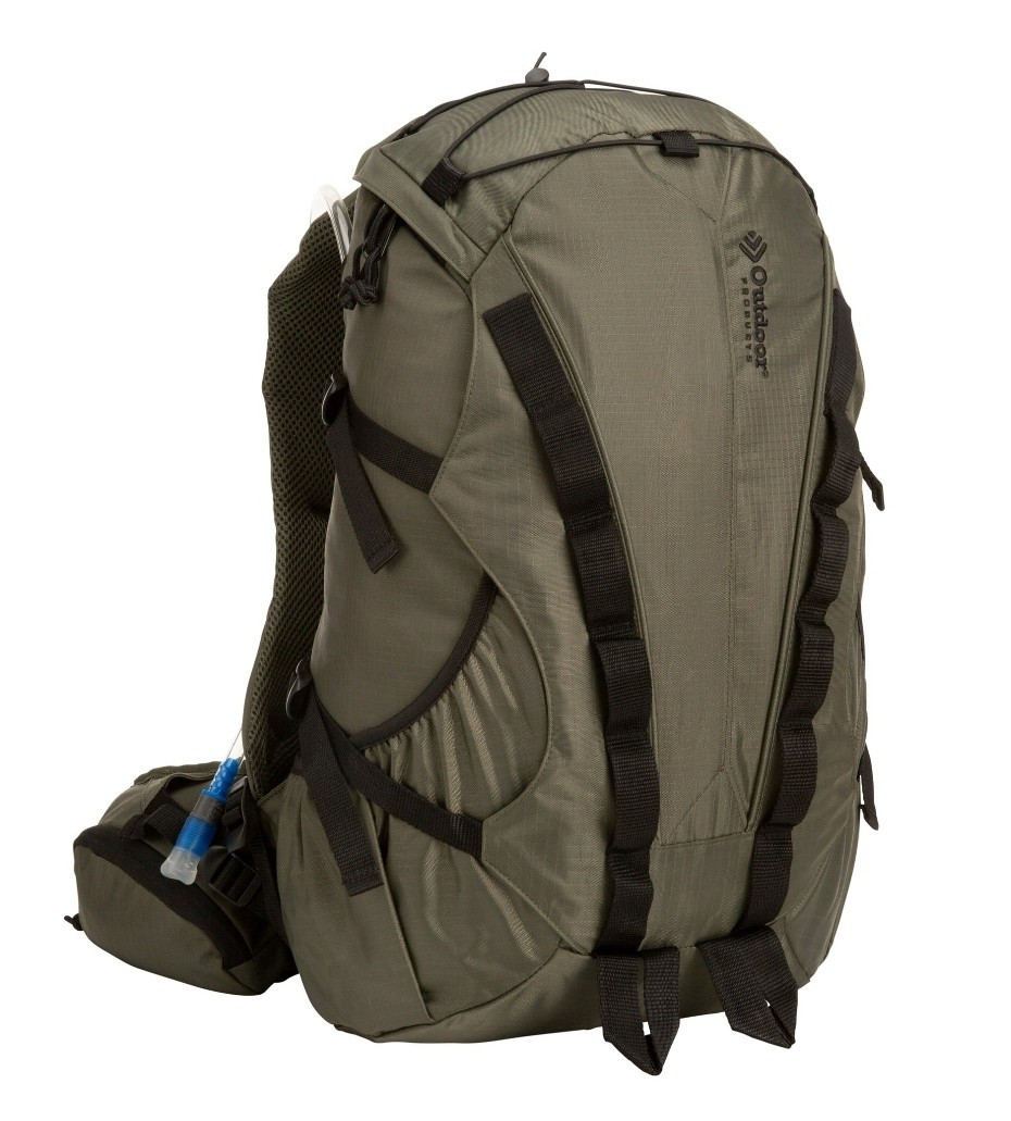 Outdoor Products Big Sur 28.5L Hiking Hydration Pack with 3L Reservoir Green NWT