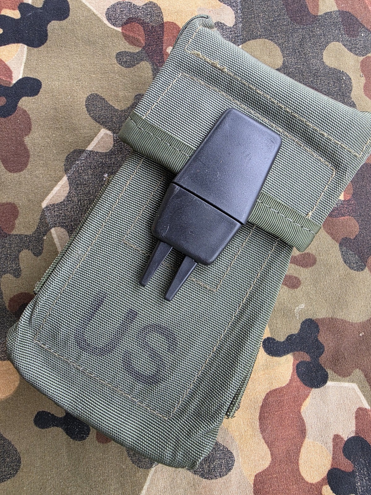 US Army VietnamM14 Ammo Rifle Pouch w Alice OD NYLON Nylon M67 Vietnam  Modified
