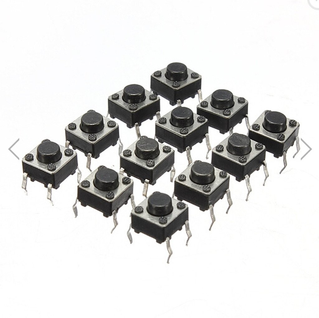 100pcs Mini Momentary Tactile Push Button Switch 6x6x5mm