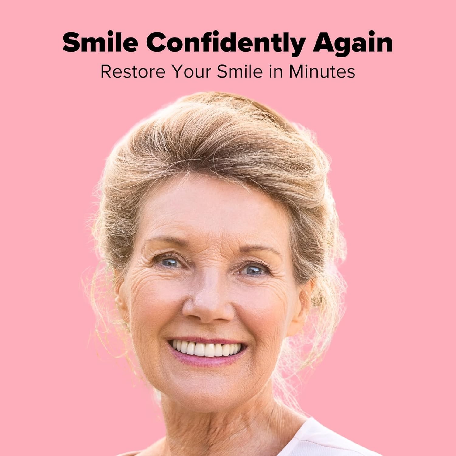 All-in-One Denture Repair Solution - Repairs Cracks & Loose Teeth Effortlessly