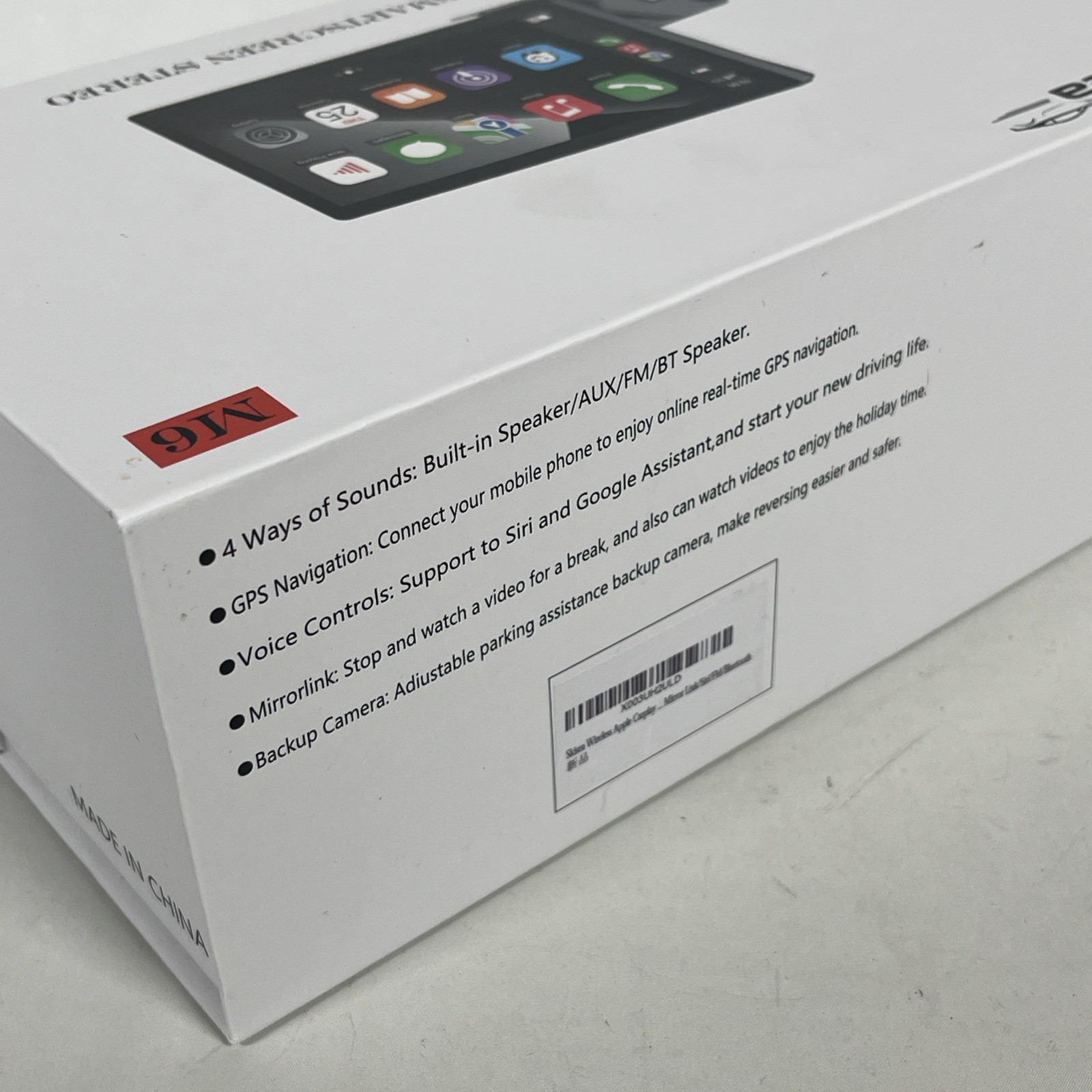Skisea M6 Touch Screen Portable Carplay Car Wireless Smart Screen Stereo NIB