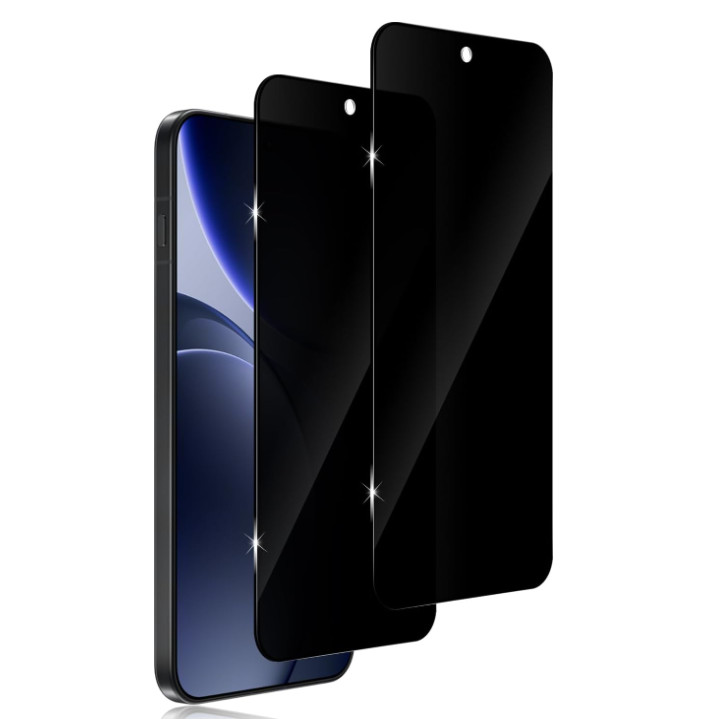2x For Oppo Find X9 Pro Privacy Screen Protector Tempered Glass,Anti-spy 2 Pack