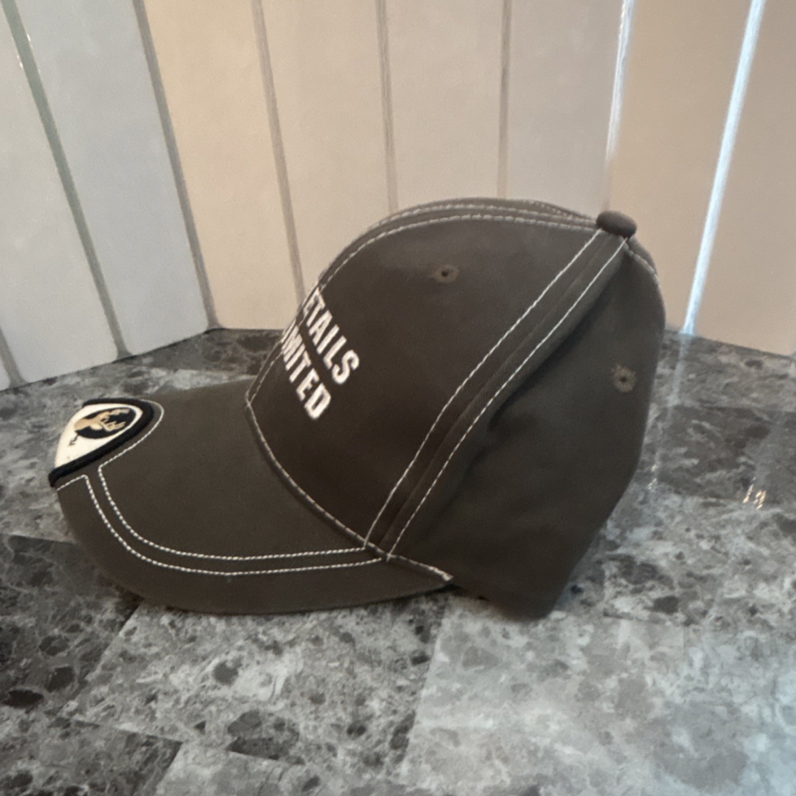 Whitetails Unlimited Ball Cap Brown Deer Logo Sturgeon Bay WI