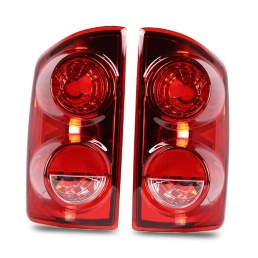 Tail Light Assembly Compatible With 2007 2008 2009 Dodge Ram 1500 2500 3500