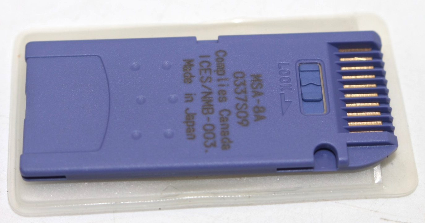 Sony Genuine Memory Stick 8MB MEGABYTE MSA-8A Camera Memory Card