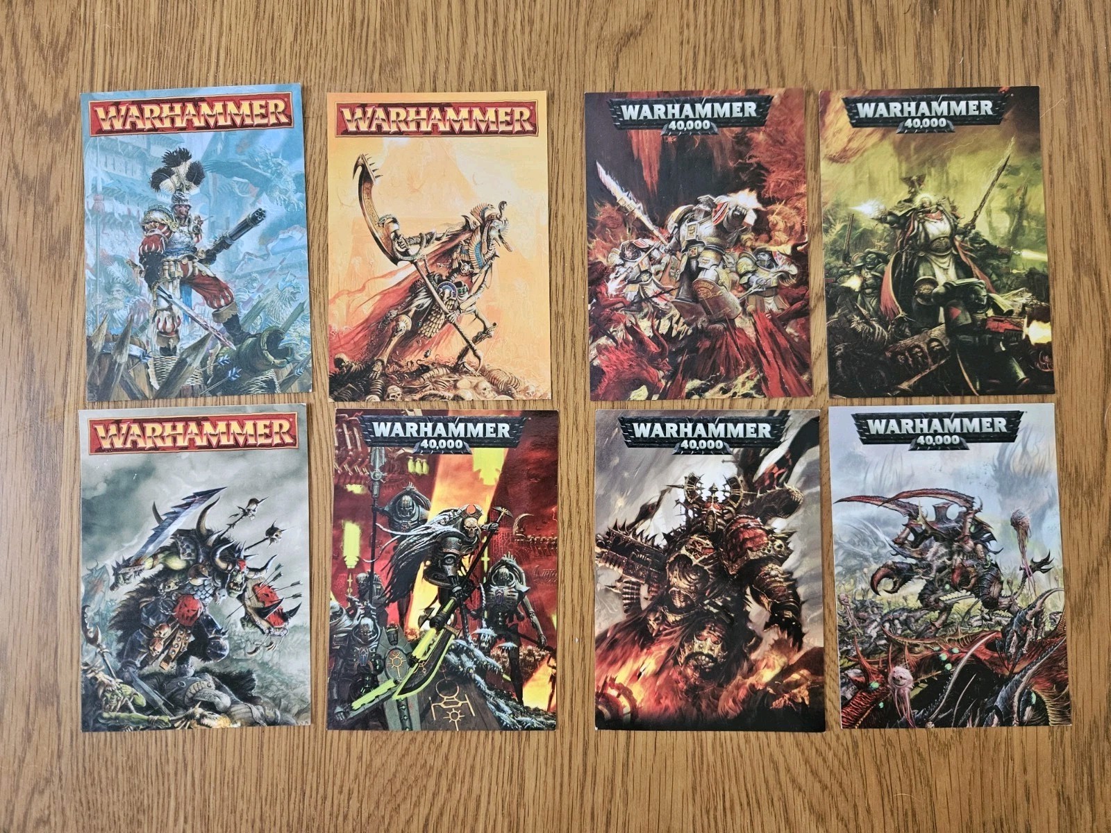 Warhammer Fantasy And 40k Postcards A5 Art Cards - Set Of 8