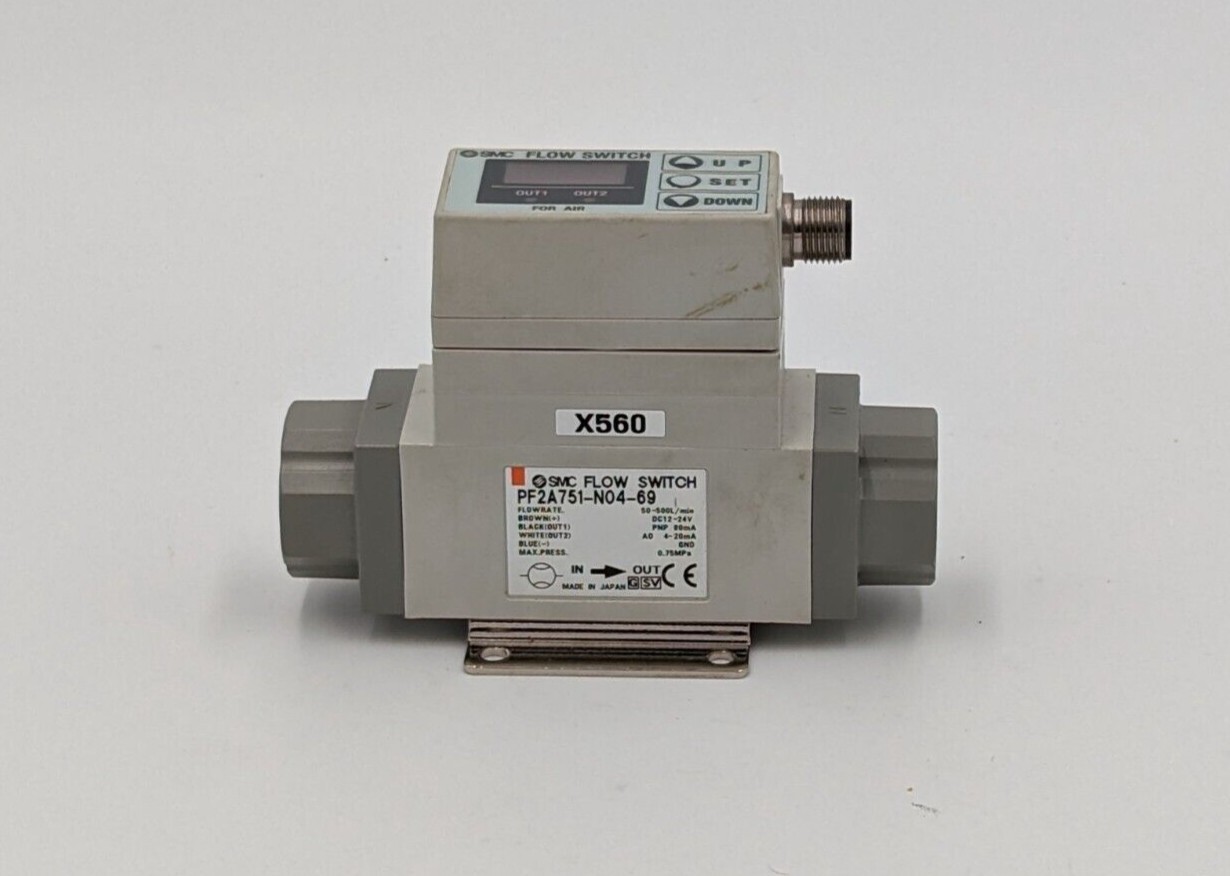 SMC flow switch PF2A751-N04-69 used