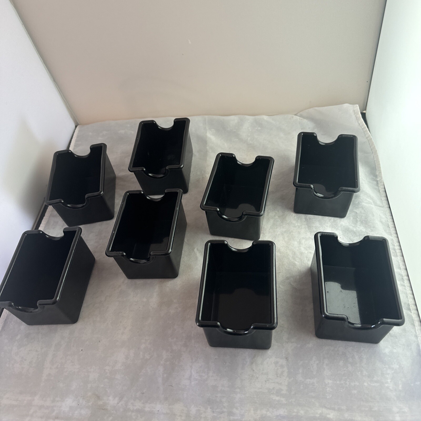 12-Piece Black Sugar Packet Holder