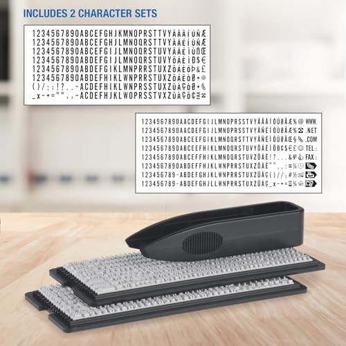 Printy 4912 Self Inking Do it Yourself (DIY) 4 line Personalized Custom Black