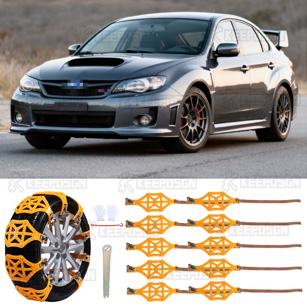 For Subaru Impreza WRX/STI Wheel Tire Snow Chains Anti-skid Emergency Tire Chain