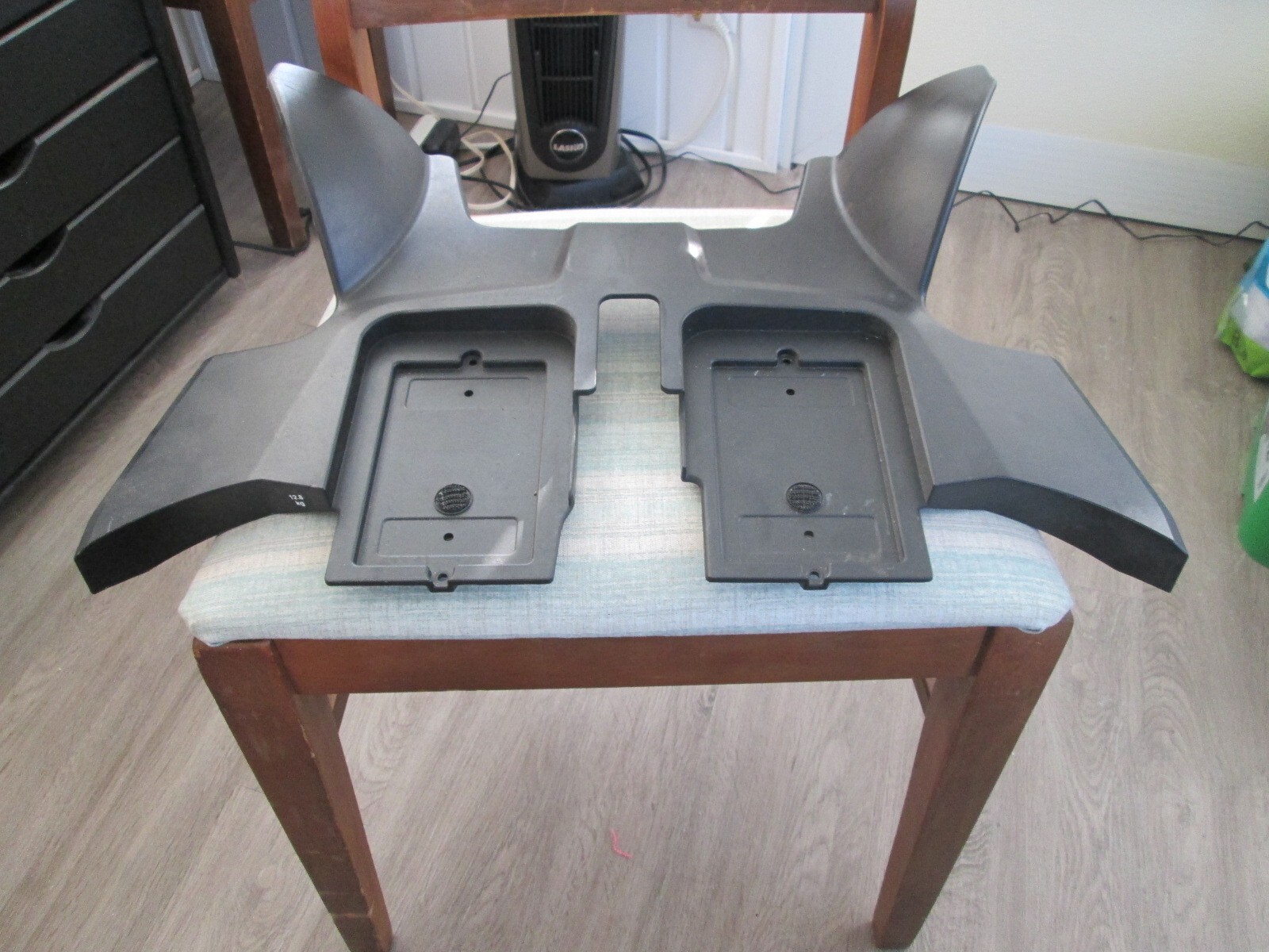 Black Plastic Floor Shroud for Go Chair and Go Chair Med # 6000