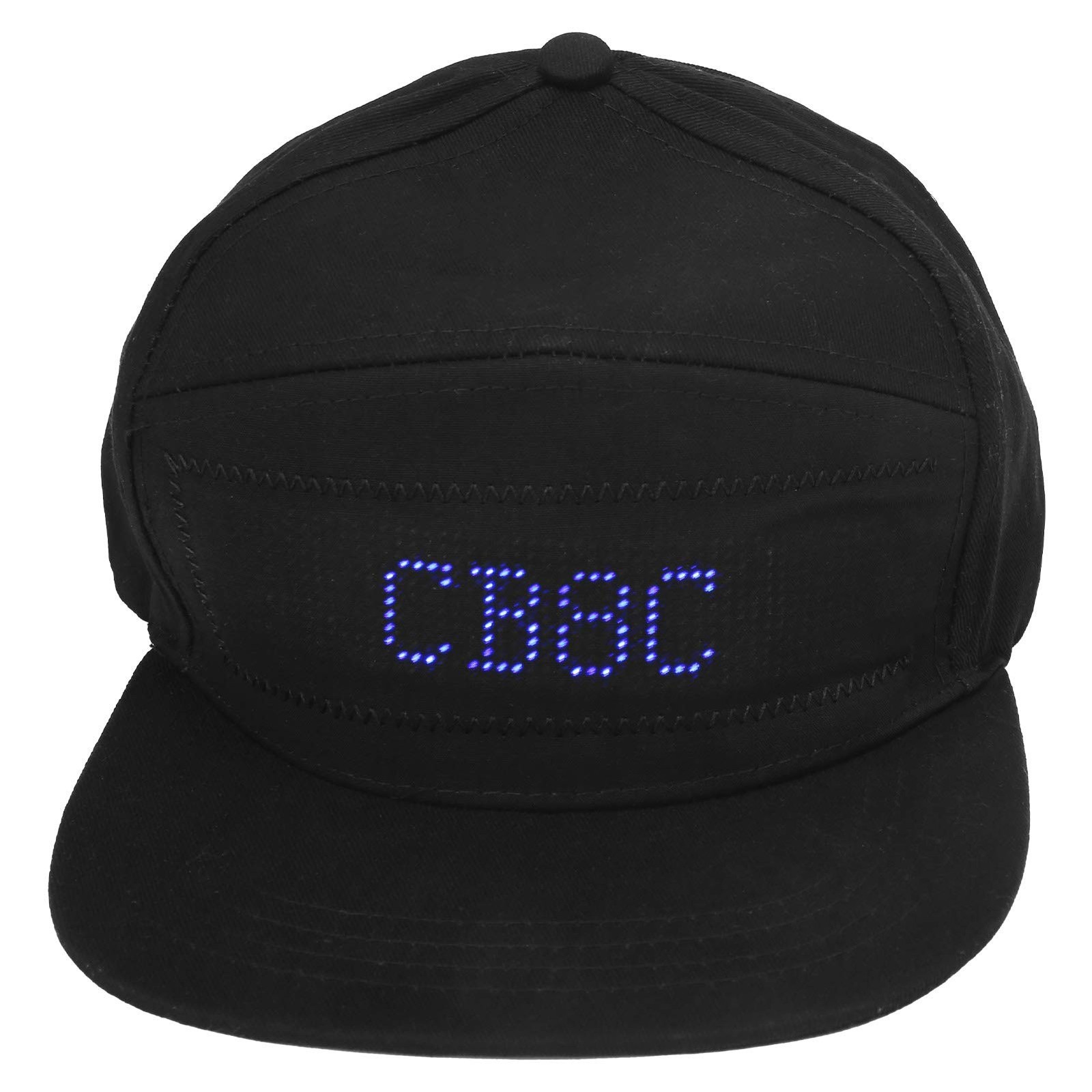 LED Hats, Rechargeable Editable Cool LED Display Supports Bluetooth Connect A...