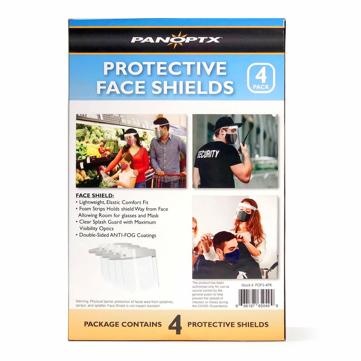 FACE SHIELD REUSABLE PROTECTION MASK COVER INDUSTRY SAFETY ANTI SPLASH--8 Pack