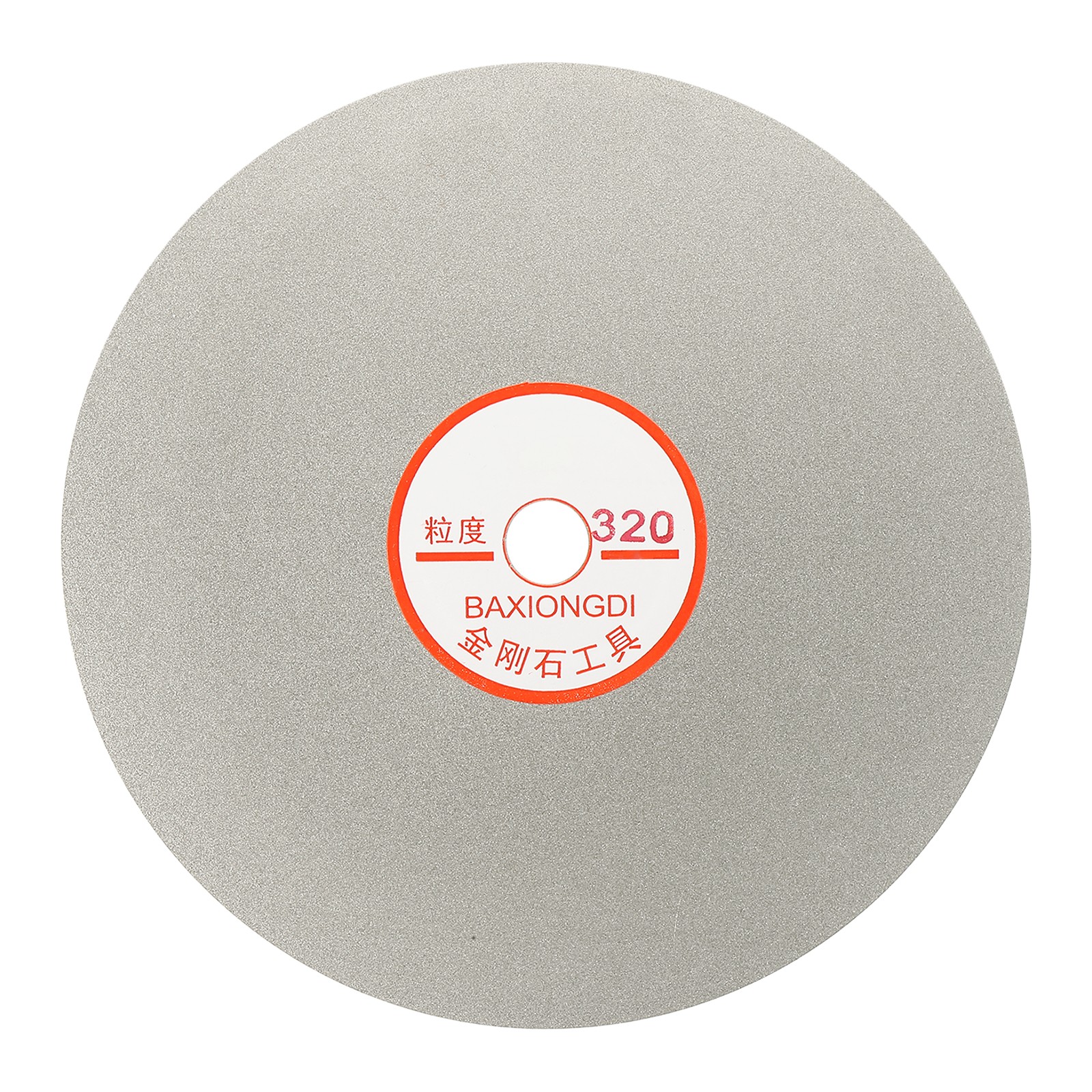 6 Inch x 1/2" Arbor Diamond Flat Lap Disc, 320 Grit Diamond Grinding Disc
