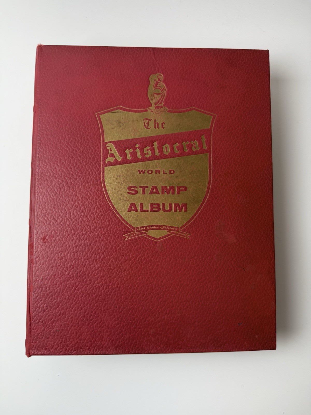 1956 Aristocrat World Stamp Album 1,869+ Worldwide Stamps 40+ Countries China