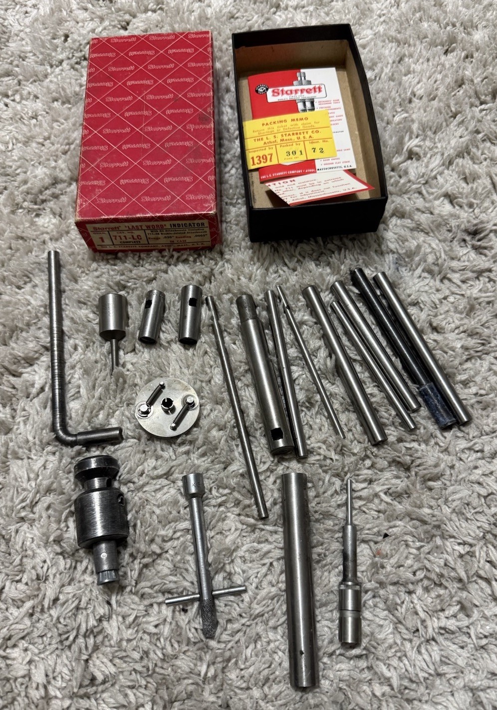 Lot of assorted machinist tools parts Used See Photos