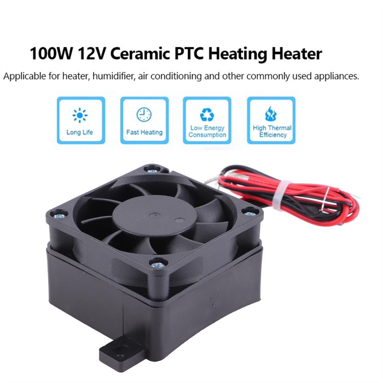 Energy Saving PTC Car Fan Air Heater Constant Temperature Heating Element Heater