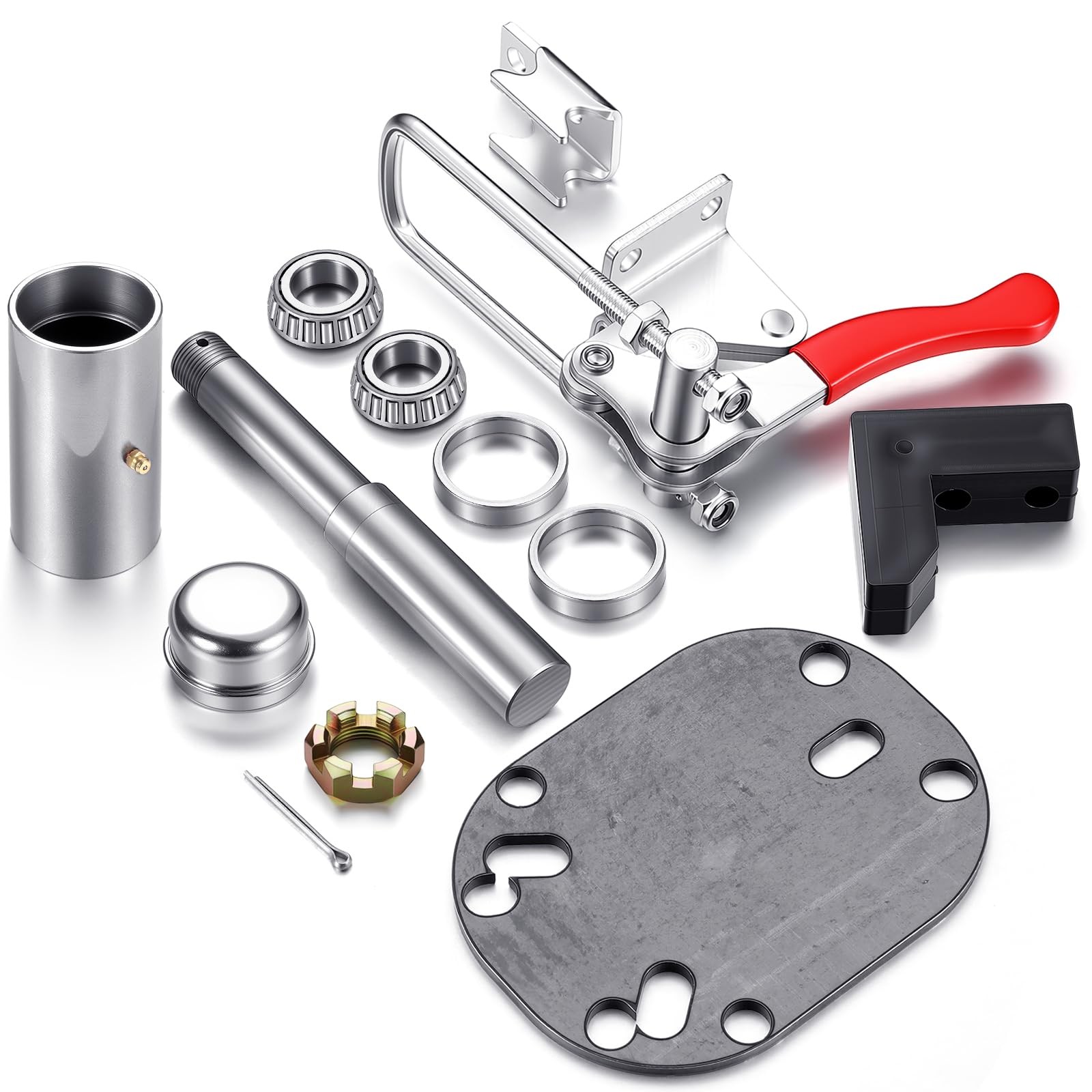 Canchiing Tire Carrier Hinge Kit Include Necessary Latch, Slewing Multicolor