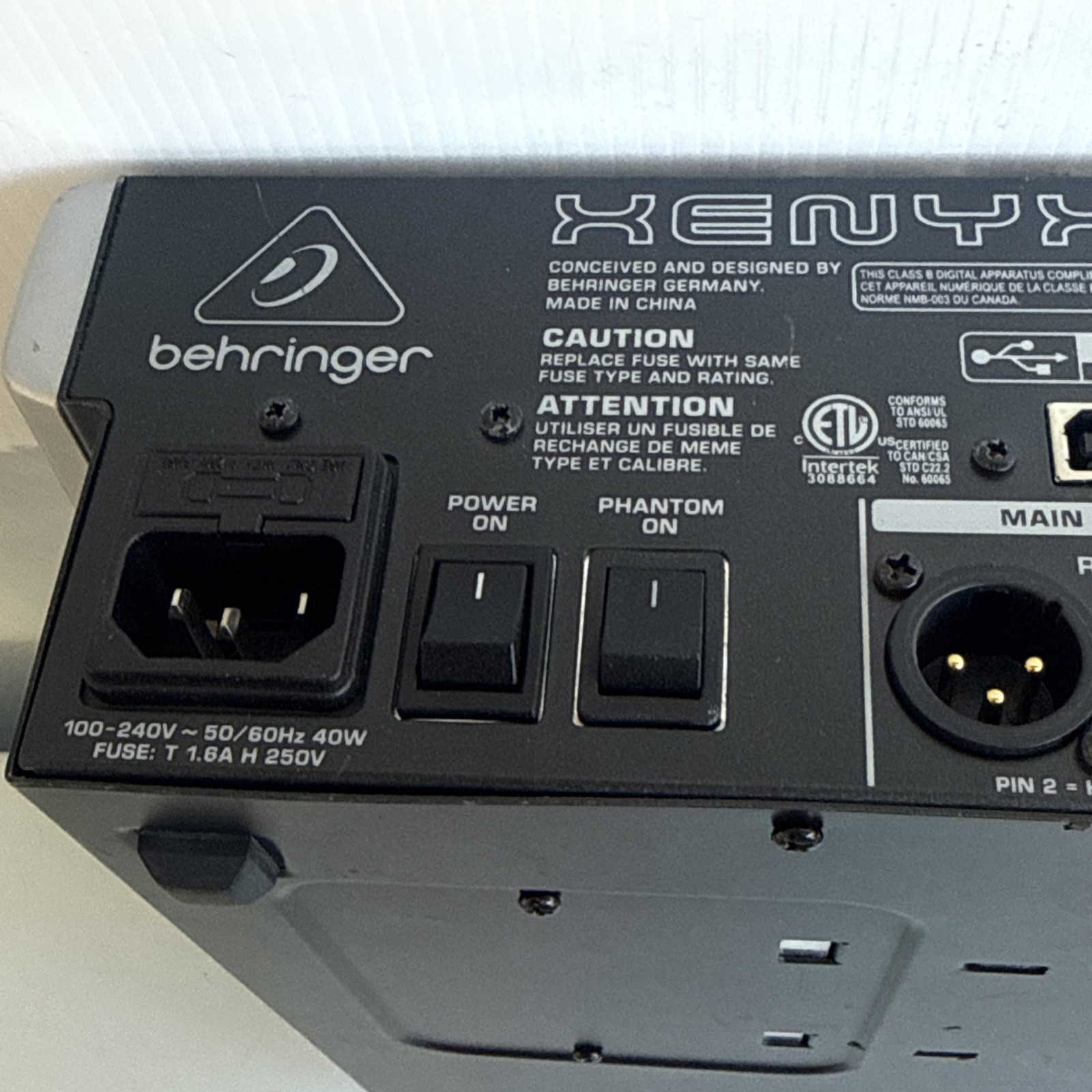 🎧 Behringer XENYX X1204USB USB Mixer - Great Functional Condition