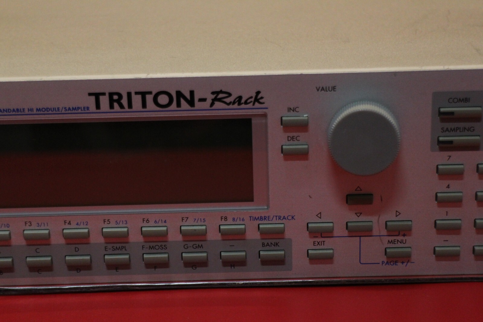 USED Korg Triton Rack Expandable Hi Module Sampler Synthesizer U1937 230804