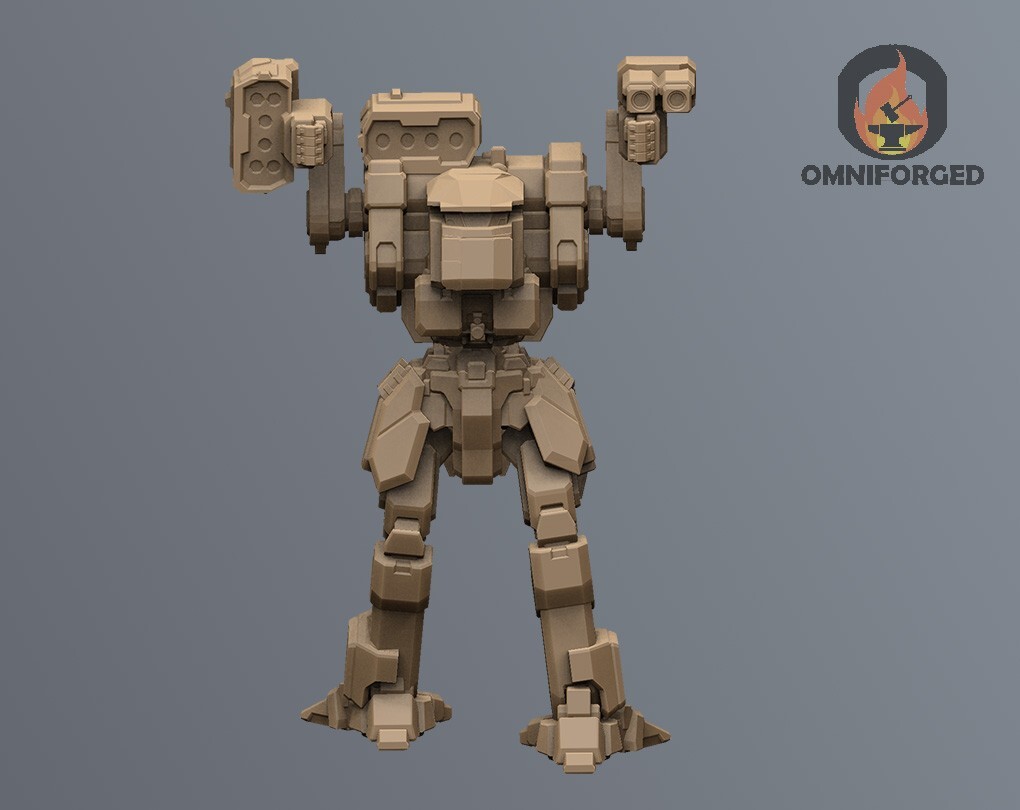 Dasher Prime 1 DAS-PR1 MWO Mech Miniature Compatible with Battletech