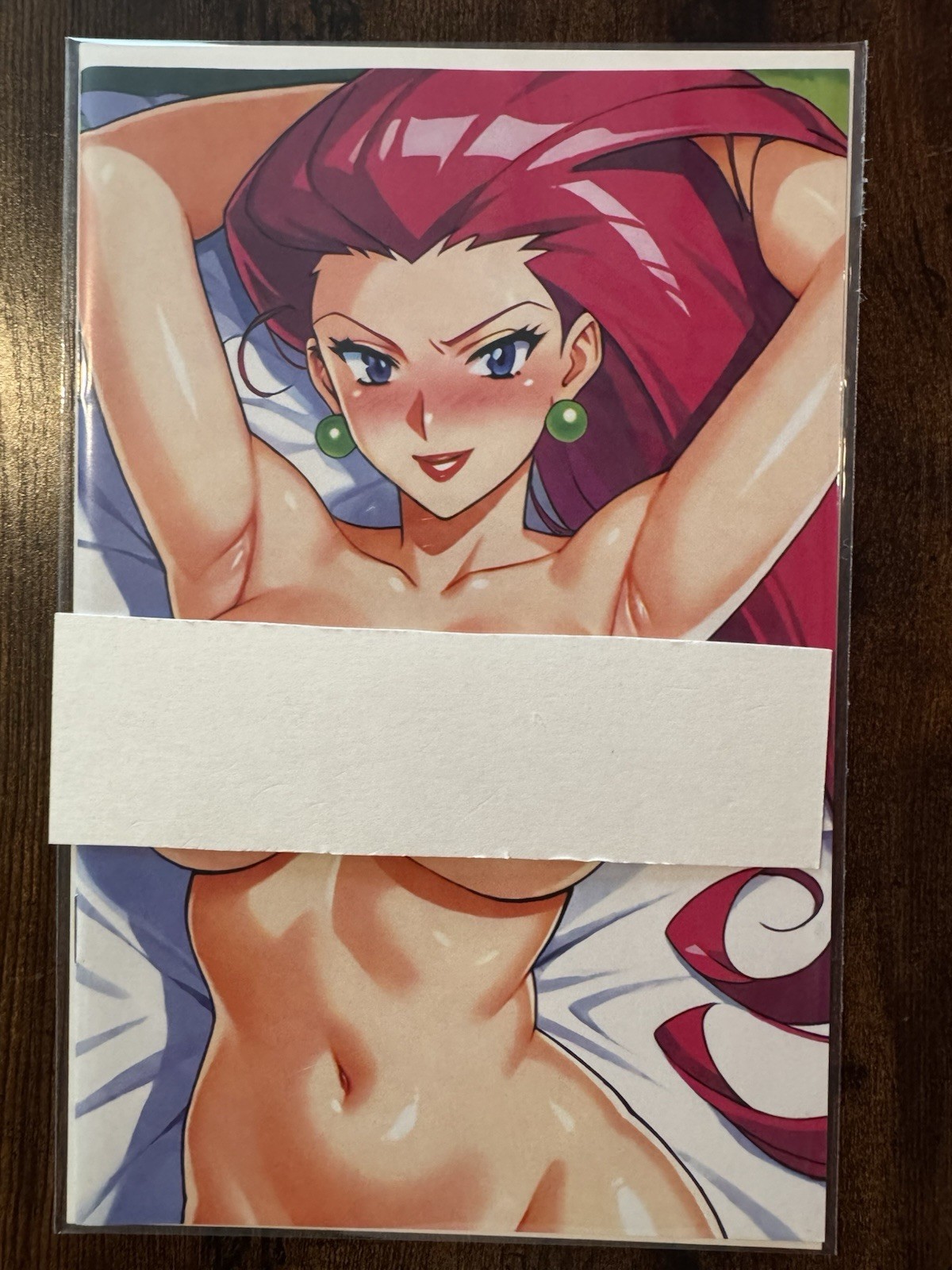 Keys Comics Artbook Jessie Of Team Rocket Topless In Bed