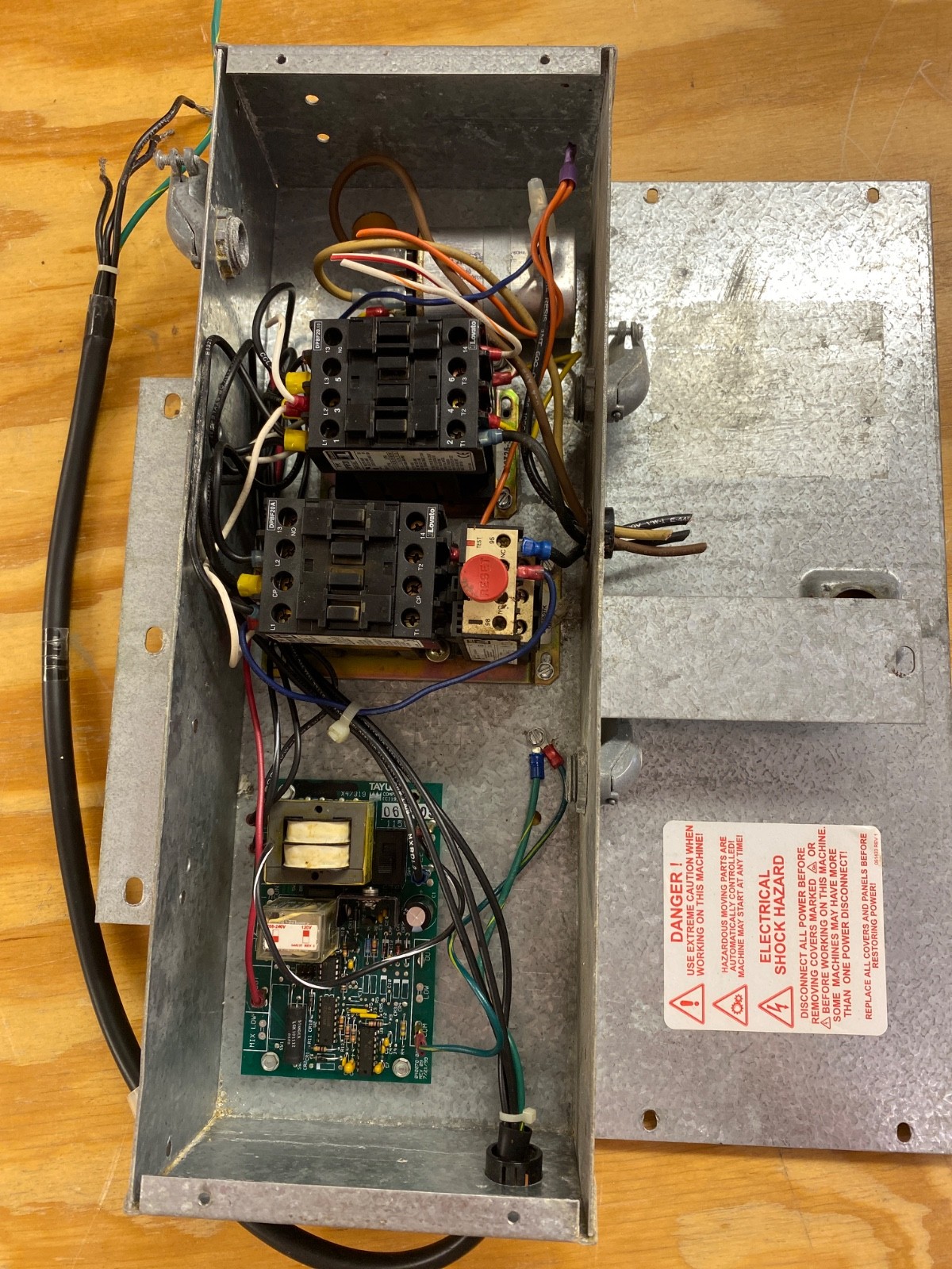 Taylor 358-33 Soft Serve Ice Cream Machine Electrical Control Box Assembly